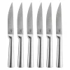 Outlet Pradel France Lot de 6 couteaux à steak tout inox