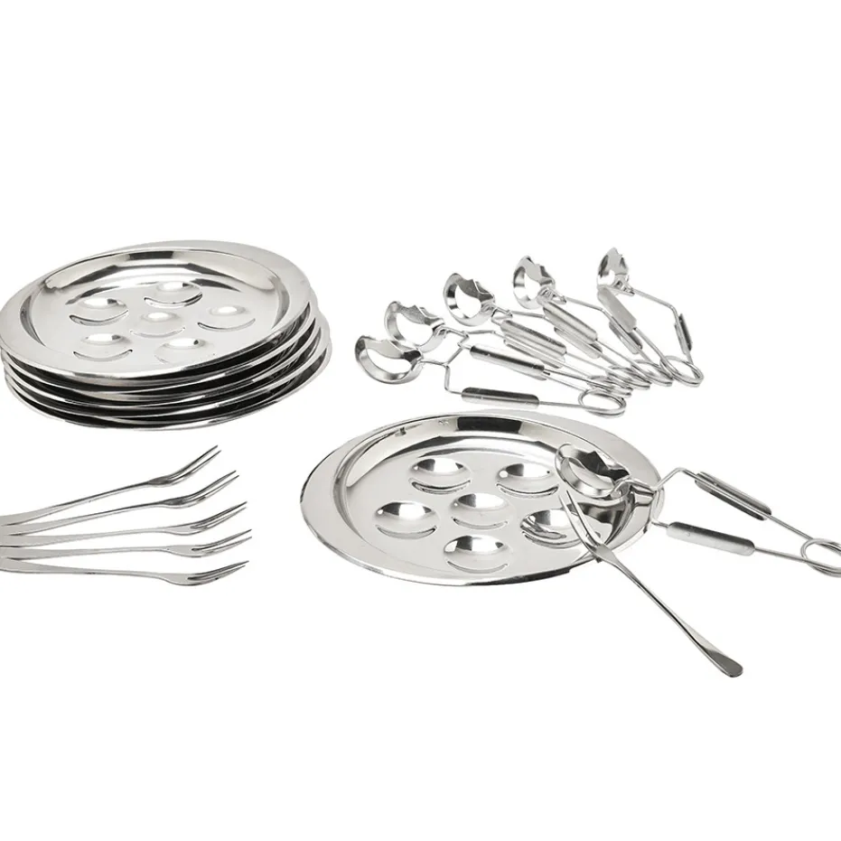 Hot Pradel France Set escargots 18 pièces